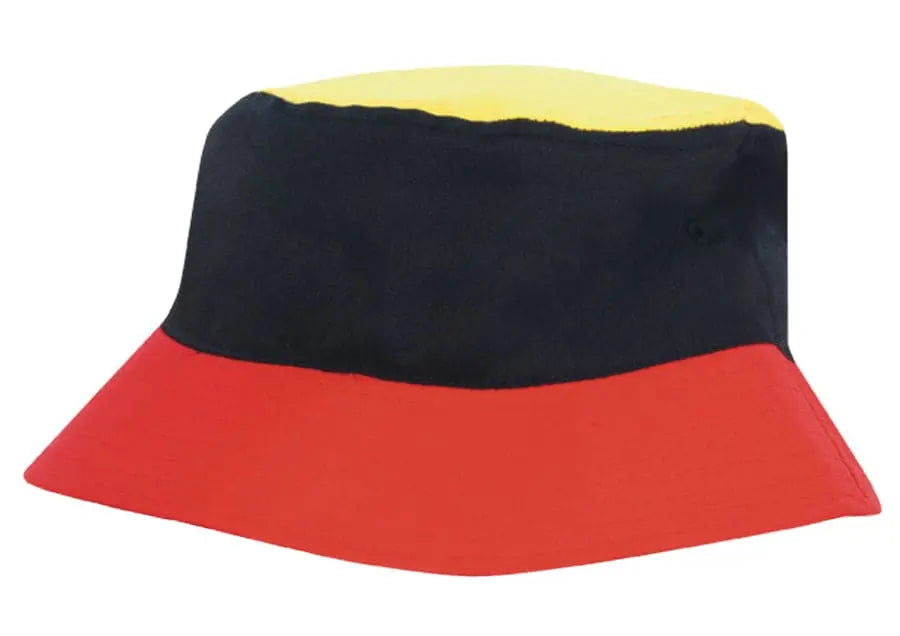 Headwear Tri Colour Breathable P/t Bucket Hat X12 - 4220 Metro Workwear.